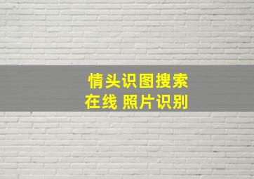 情头识图搜索在线 照片识别